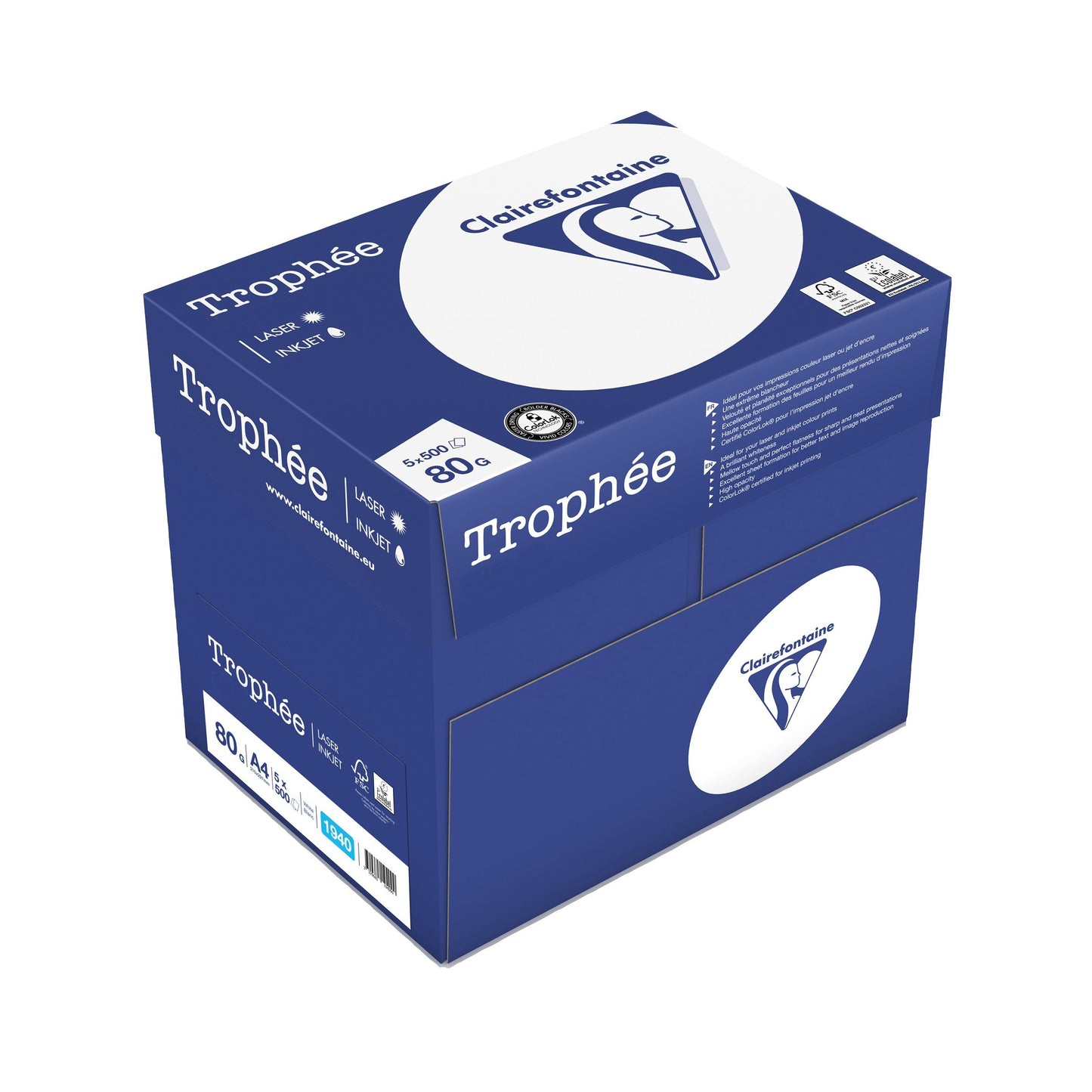 Trophee Blanc A4 80 g/m²